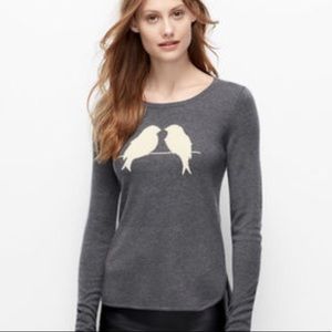 Ann Taylor Two Birds Sweater - Small
